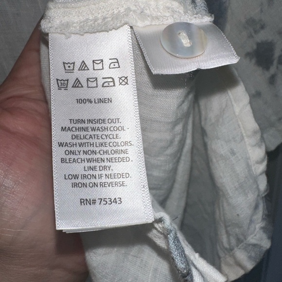 C&C California 100% Linen Tie Dye Tunic 1X - Picture 6 of 11